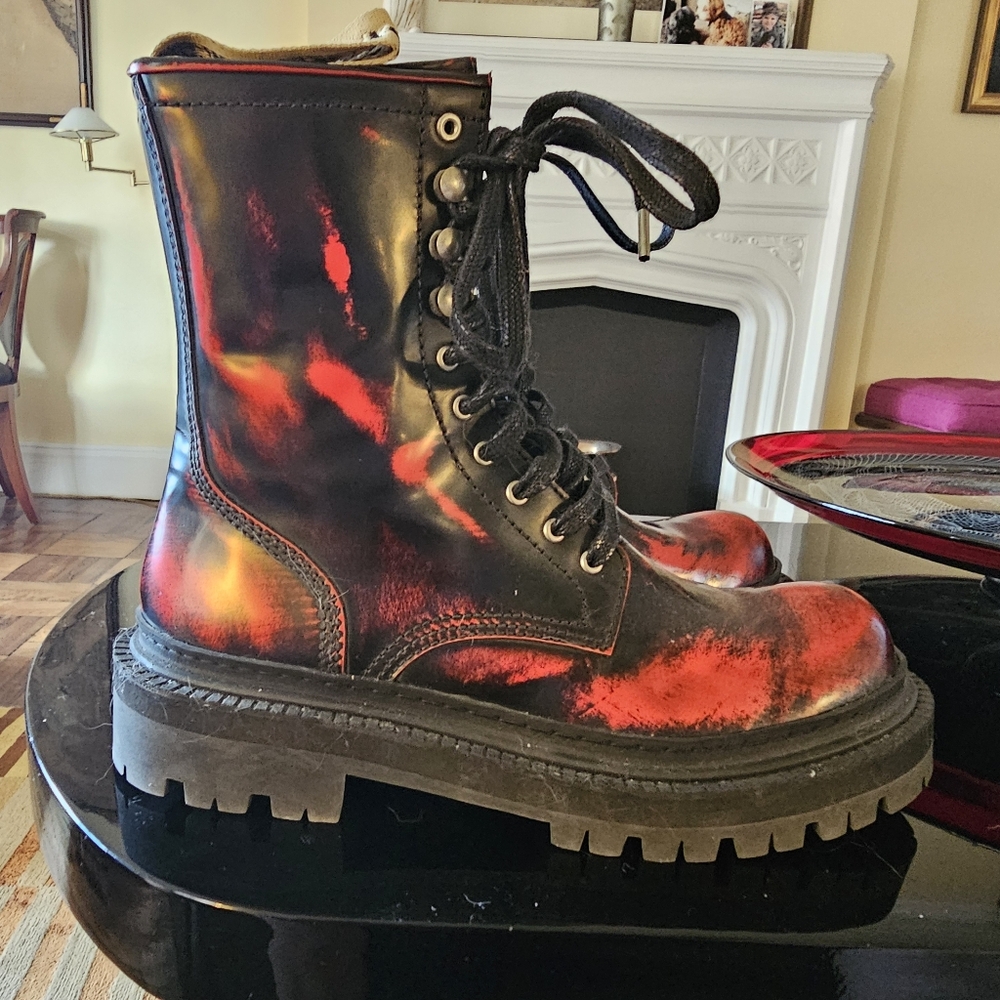 Camper Lab Eki Combat Boots View 5